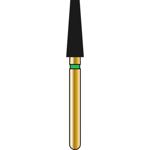 DIATECH diamanter G847 5 stk. grønn grov (C), FG, fasong 172 kjegleformet med flat ende, 8 mm, ISO 025