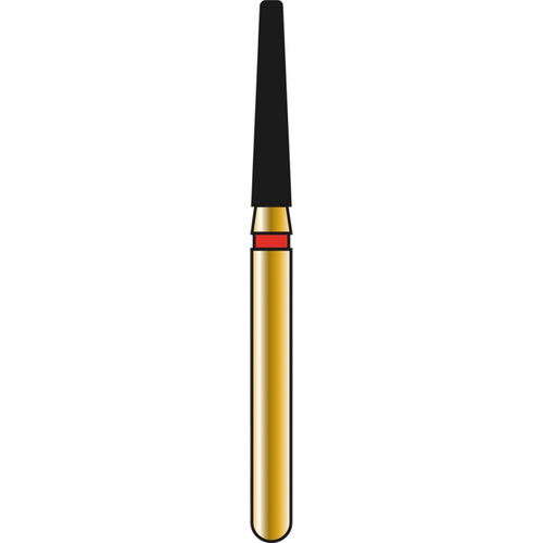 DIATECH diamanter G847R 5 stk. rød fin (F), FG, figur 546 konisk avrundet kant, 8 mm, ISO 016