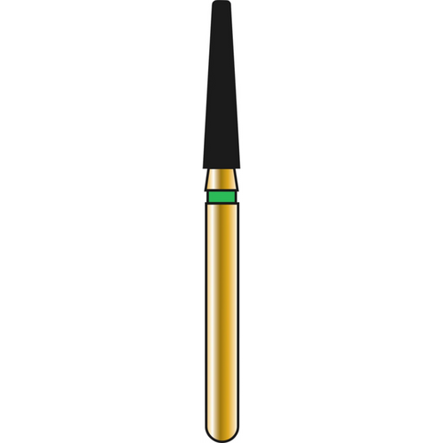 DIATECH diamanter G847R 5 stk grønn grov (C), FG, fasong 546 kjegle avrundet, 8 mm, ISO 018