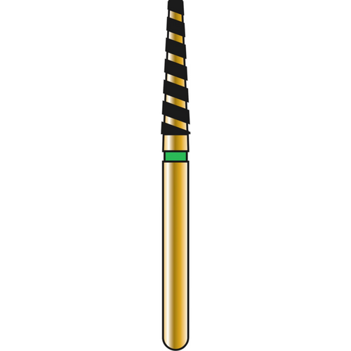 DIATECH diamanter G847T 5 stk., grønn grov (C), FG, fasong 172, konisk med flat ende, 8 mm, ISO 016