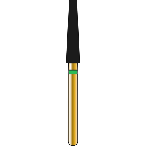 DIATECH diamanter G848 5 stk grønn grov (C), FG, figur 173 kjegle, 10 mm, ISO 023