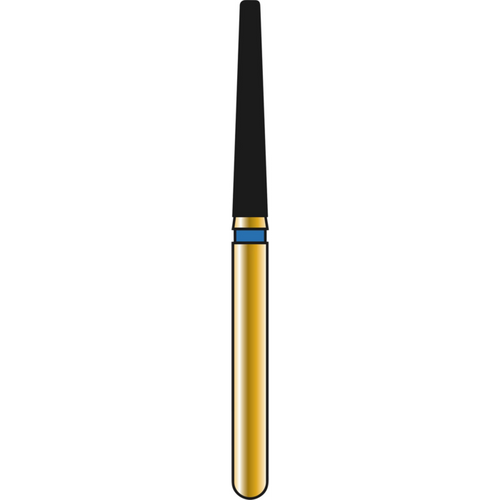DIATECH diamanter G848R 5 stk. blå medium (M), FG, figur 553 kjegle avrundet kant, 10 mm, ISO 018