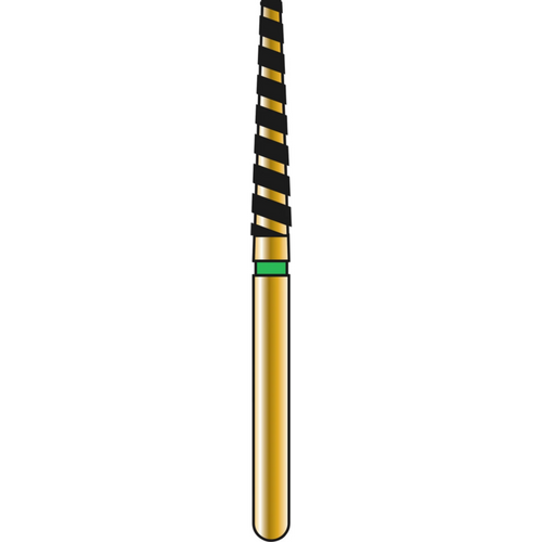 DIATECH diamanter G848T 5 stk. grønn grov (C), FG, figur 173 kjegle, 10 mm, ISO 018