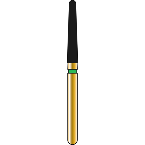 DIATECH diamanter G850 5 stk. grønn grov (C), FG, figur 199 rund kjegle, 10 mm, ISO 018