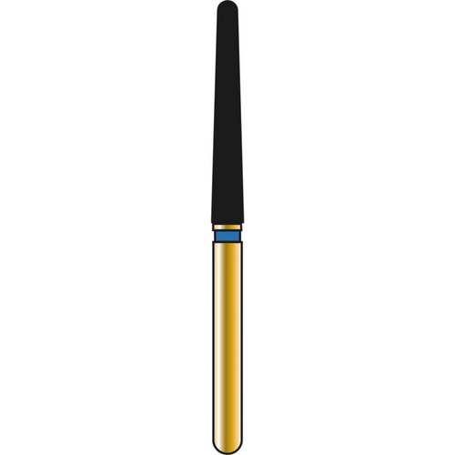 DIATECH diamanter G850L 5 stk. blå medium (M), FG, figur 200 kjegle rund lang, 12 mm, ISO 018