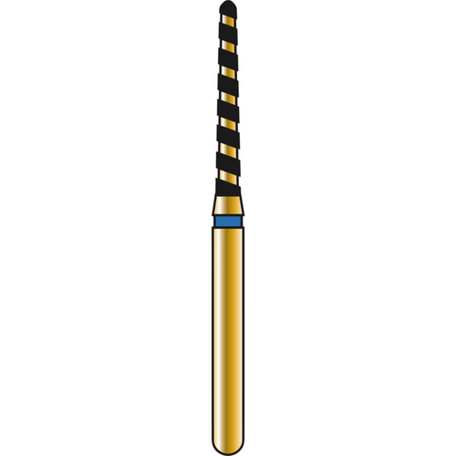 DIATECH diamanter G850T 5 stk blå medium (M), FG, figur 199 rund kjegle, 10 mm, ISO 014
