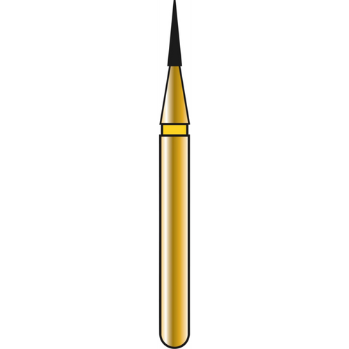 DIATECH diamanter G853 5 stk. gul ekstra fin (EF), FG, figur 164 konisk spiss, 3,5 mm, ISO 008