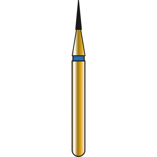 DIATECH diamanter G853 5 stk blå medium (M), FG, figur 164 konisk kjegle, 3,5 mm, ISO 008