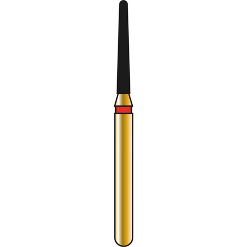 DIATECH diamanter G856 5 stk. rød fin (F), FG, fasong 198 rund kjegle, 8 mm, ISO 012
