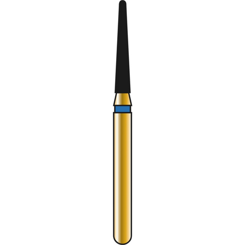 DIATECH diamanter G856 5 stk blå medium (M), FG, figur 198 rund kjegle, 8 mm, ISO 014