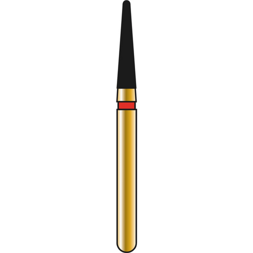 DIATECH diamanter G856 5 stk. rød fin (F), FG, figur 197 rund konisk, 7 mm, ISO 016