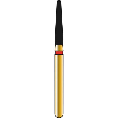 DIATECH diamanter G856 5 stk rød fin (F), FG, fasong 198 rund kjegle, 8 mm, ISO 016