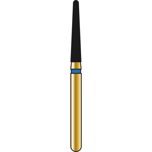 DIATECH diamanter G856 5 stk blå medium (M), FG, figur 198 rund kjegle, 9 mm, ISO 016