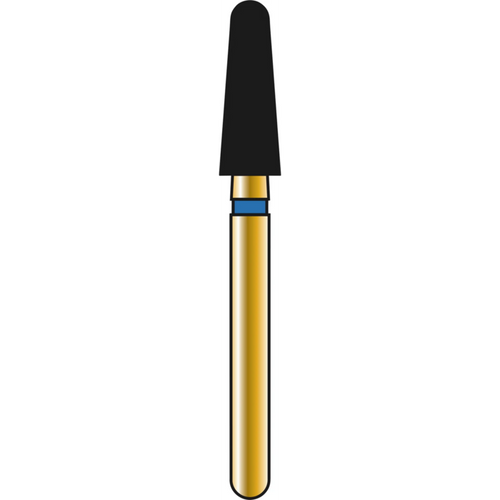 DIATECH diamanter G856 5 stk. blå medium (M), FG, figur 197 rund kjegle, 7 mm, ISO 025