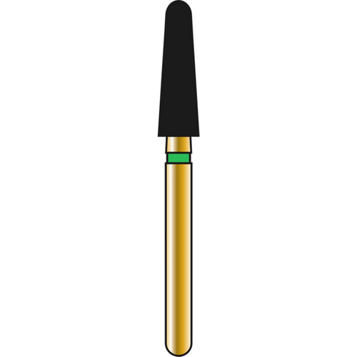 DIATECH diamanter G856 5 stk grønn grov (C), FG, fasong 198 rund kjegle, 8 mm, ISO 025