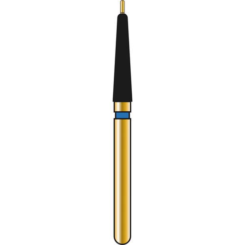 DIATECH diamanter G856P 5 stk. blå medium (M), FG, fasong 508 rund kjegle med pinne, 8 mm, ISO 018