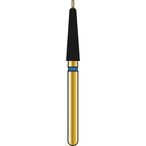 DIATECH diamanter G856P 5 stk. blå middels (M), FG, figur 508 rund kjegle med tapp, 8 mm, ISO 021