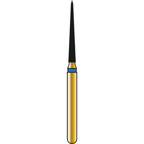 DIATECH diamanter G859 5 stk blå medium (M), FG, fasong 166 konisk kjegle, 10 mm, ISO 012