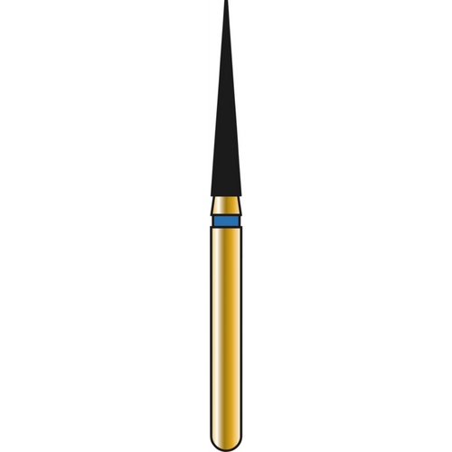 DIATECH diamanter G859 5 stk. blå medium (M), FG, fasong 166 konisk kjegle, 10 mm, ISO 016