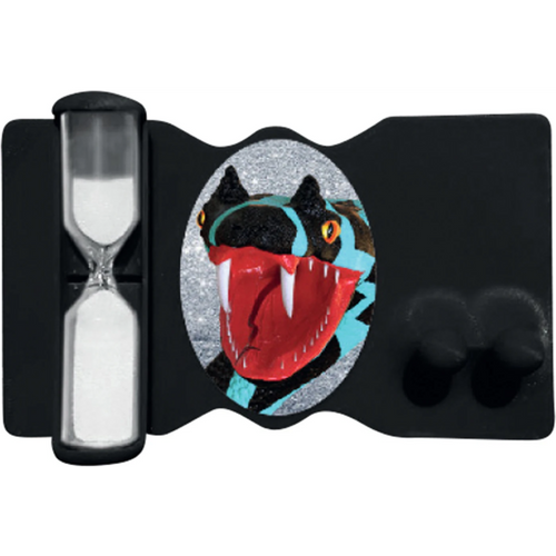 Tannbørsteholder med klokke stk. Black Snake