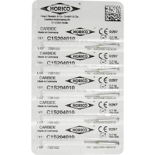 Hardmetallbor C1S 5 stk. RA, figur 001, ISO 010