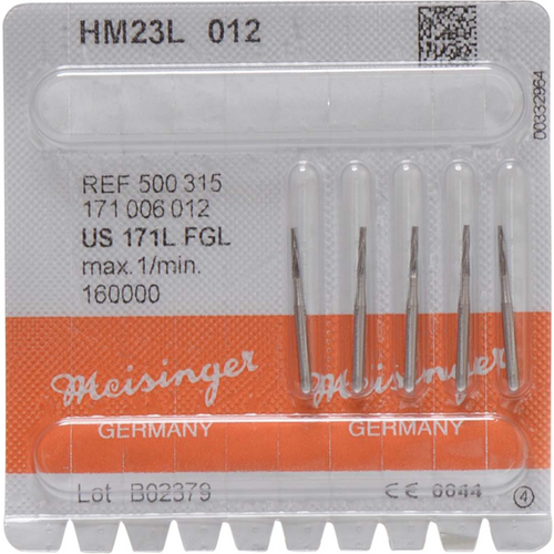 Hardmetallbor 23L 5 SMA, figur 171, 6,3 mm, ISO 012