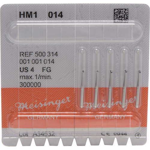 Hardmetallbor 1 5 FG, fasong 001, ISO 014 (500 314 001 001 014)