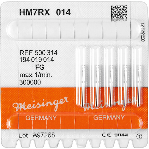 Kronesplitter 7RX 5 diamantbor, blå, FG, fasong 194, 5 mm, ISO 014