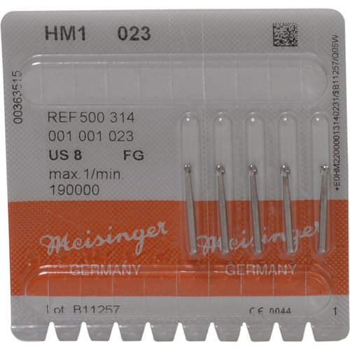 Hardmetallbor 1 5 FG, fasong 001, ISO 023