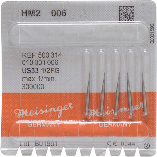 Hardmetallbor 2 5 FG, figur 010, 0,6 mm, ISO 006