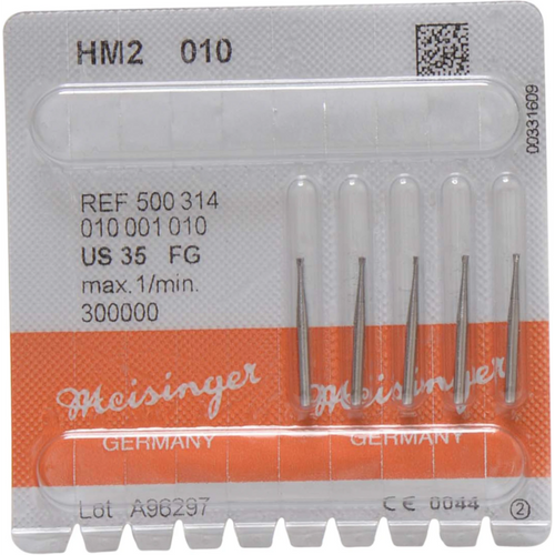 Hardmetallbor 2 5 FG, fasong 010, 1 mm, ISO 010