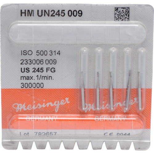 Hardmetallbor UN245 5 FG, figur 233, 2,9 mm, ISO 009