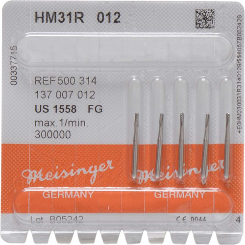 Hardmetallbor 31R 5 FG, fasong 137 rund, 4,1 mm, ISO 012