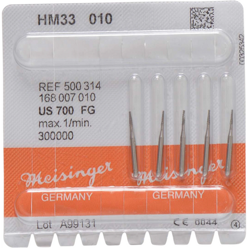 Hardmetallbor 33 5 FG, figur 168, 4,1 mm, ISO 010