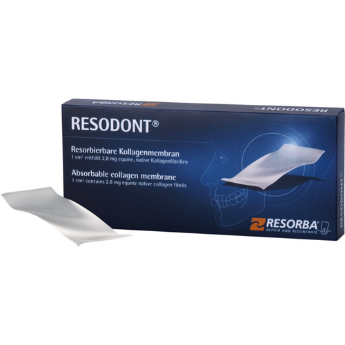 RESODONT stk. Kollagenmembran 64 x 25 mm