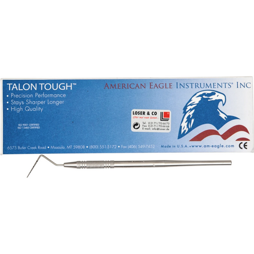 Periodontometer lommedybdemåler Sonde, enkeltsidig, tynt håndtak av rustfritt stål