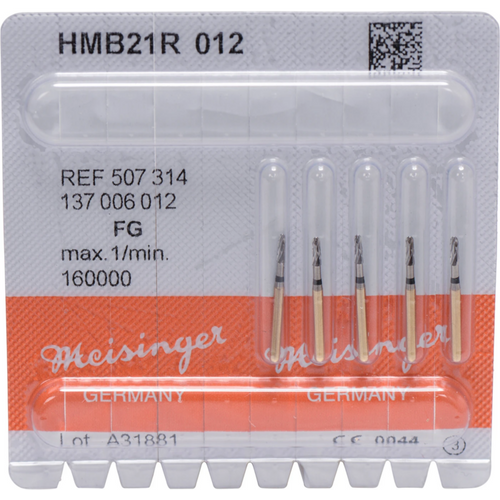 Black Cobra HM B21R 5 krysskjærende, sorte, FG, fasong 137 rund, 4,1 mm, ISO 012