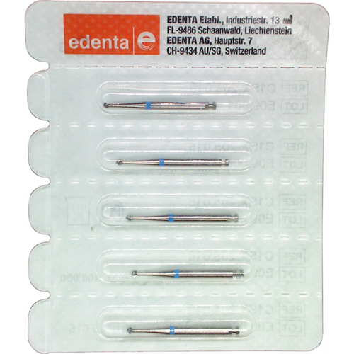 Hardmetallbor C1SX 5 krysstannet blå RAL, fasong 001, ISO 016