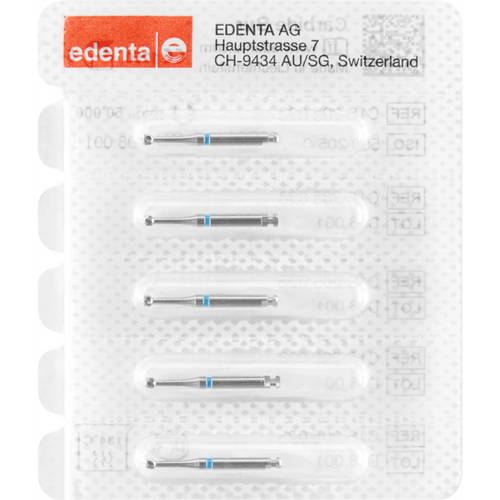 Hardmetallbor C1SXN 5 stk krysstannet blå, RA, figur 004 ISO 021