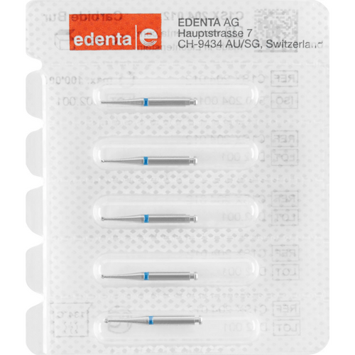 Hardmetallbor C1SX 5 krysstannet blå RA, figur 001, ISO 012
