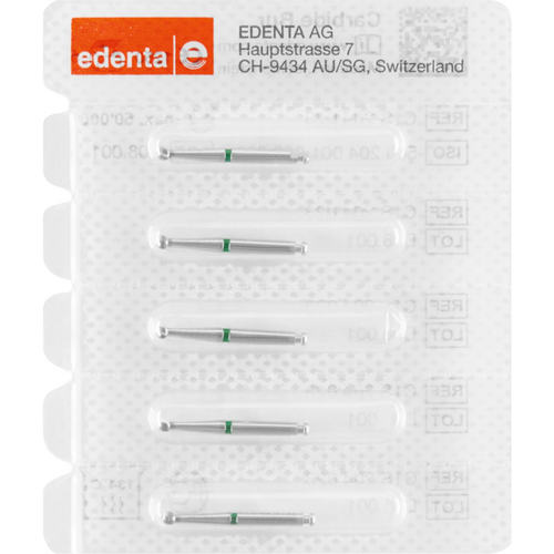 Hardmetallbor C1S 5 stk grønn, RA, figur 001, ISO 023