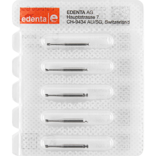 Hardmetallbor C2 5 stk. RA, fasong 010, 1,8 mm, ISO 018