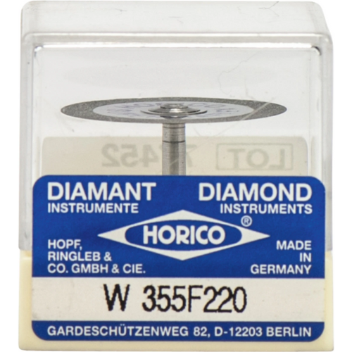 Superdiaflex 355 F stk. dobbeltsidig, meget fleksibel, gul ekstra fin, RA, fasong 355, 0,3 mm, ISO 220