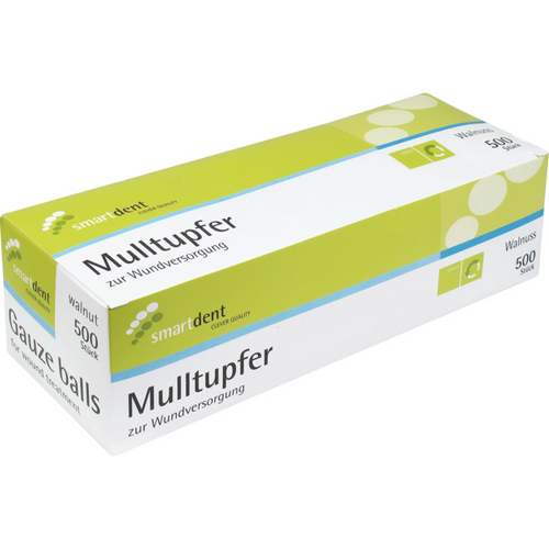 smart gasbind tupfere  usterile 500 valnøttstørrelseskompresser