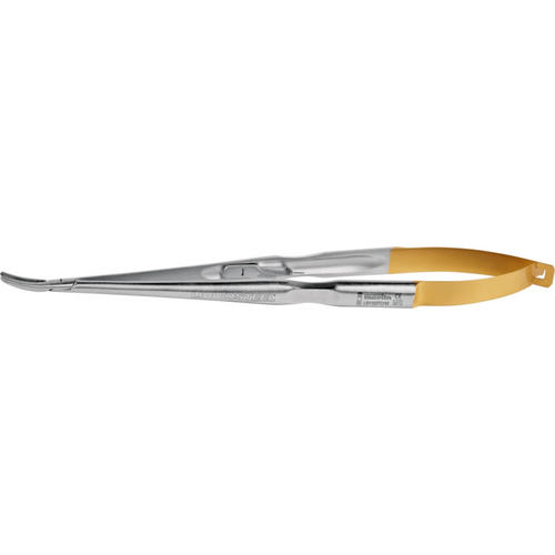 Nåleholder Castroviejo LS stk. LS1153TC/18, 180 mm, bøyd