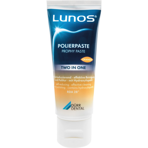 LUNOS POLERINGSPASTA TWO IN ONE tube 100 g appelsin
