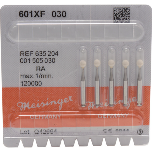 Keramisk stein 601 5 stk. hvit ekstra fin, RA, fasong 001, ISO 030