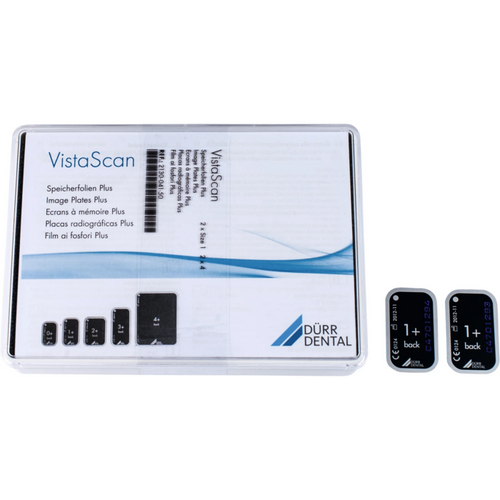 VistaScan Plus fosforplater 2 bildeplater størrelse 1, (2 x 4 cm)