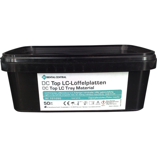 DC Top LC skjeplater 50 stk OK rosa