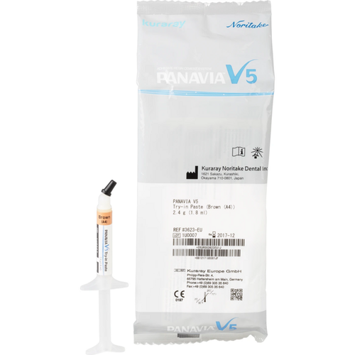 PANAVIA V5 sprøyte 1,8 ml Try-in paste brun A4
